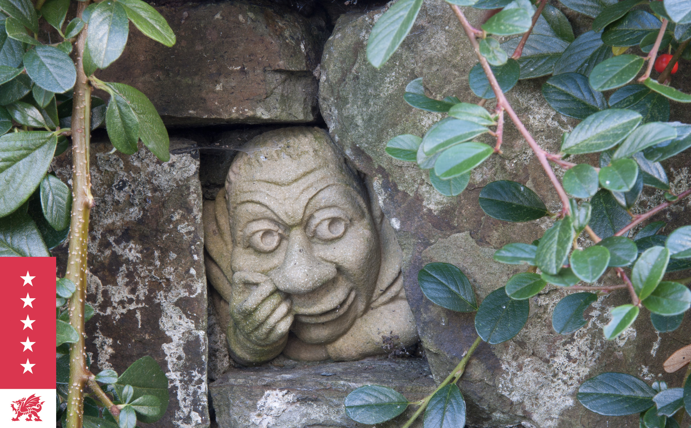 Fairview - The Bogeyman - hiding in one of the garden walls